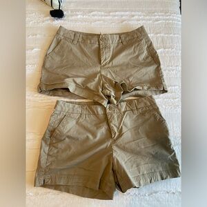 Two Pairs Of Magellan Women’s Khaki Shorts 
Both Size 4
$15 each